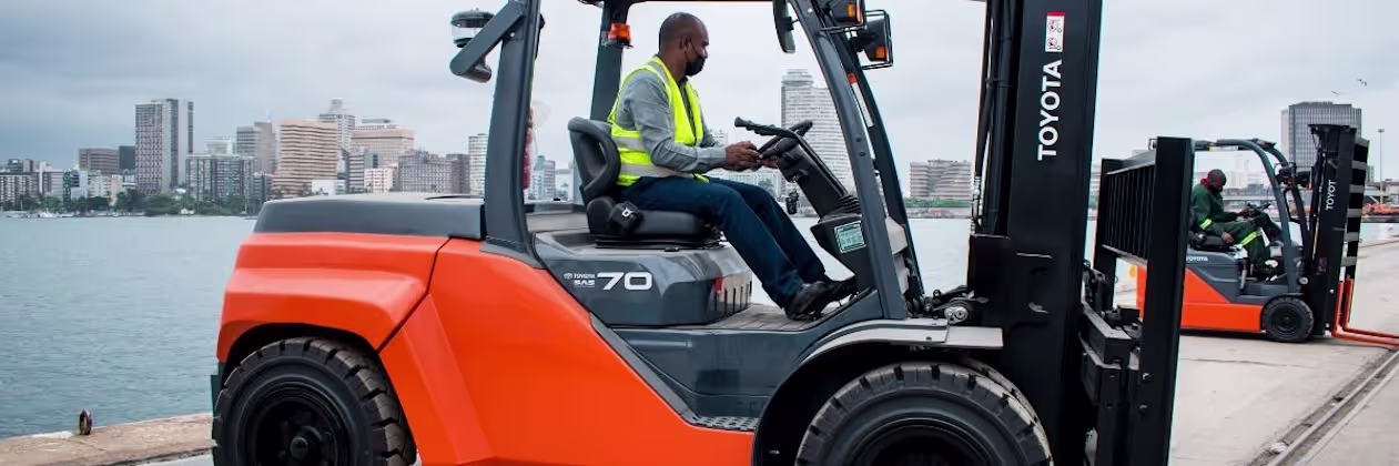 Accredited Forklift Training with Toyota Forklift South Africa